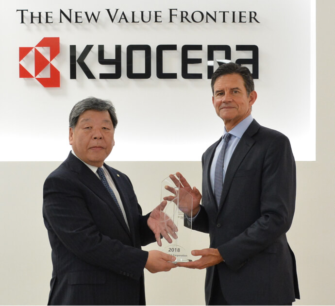 KYOCERA Named Among Derwent Top 100 Global Innovators by Clarivate Analytics